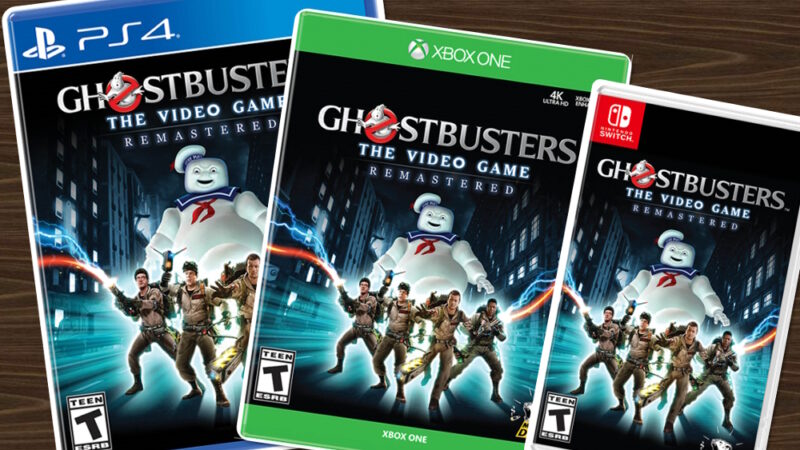 Anteprima confezioni Ghostbusters The Video Game Remastered