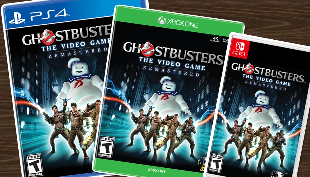 Anteprima confezioni Ghostbusters The Video Game Remastered