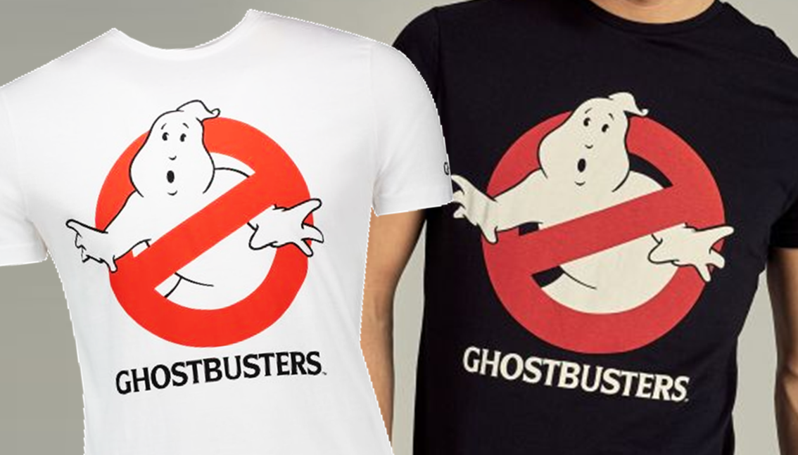 T-Shirt con licenza ufficiale Ghostbusters in vendita a Piazza Italia