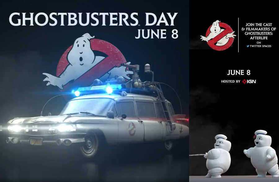 Ghostbusters Day 2021 con il cast di Ghostbusters Afterlife!